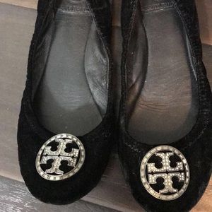 Tory Burch velvet ballet